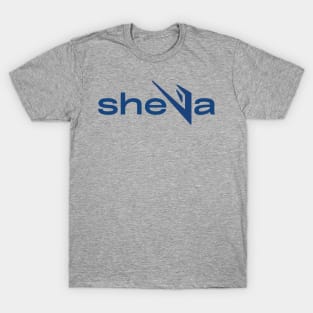 Sheva Text Blue T-Shirt